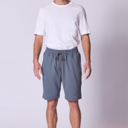 Relaxed French Terry Short in Amethyst