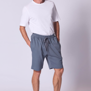 Relaxed French Terry Short in Amethyst