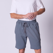 Relaxed French Terry Short in Amethyst