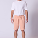 Relaxed French Terry Short in Soft Terracota