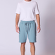 Relaxed French Terry Short in Slate Blue