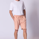 Relaxed French Terry Short in Soft Terracota