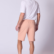 Relaxed French Terry Short in Soft Terracota