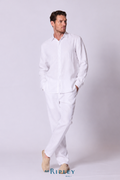 Kemeja Lengan Panjang Linen Klasik
