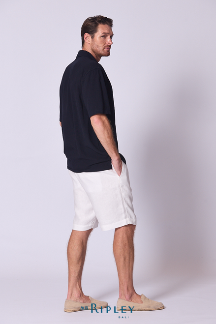 Linen Viscose Camp Shirt