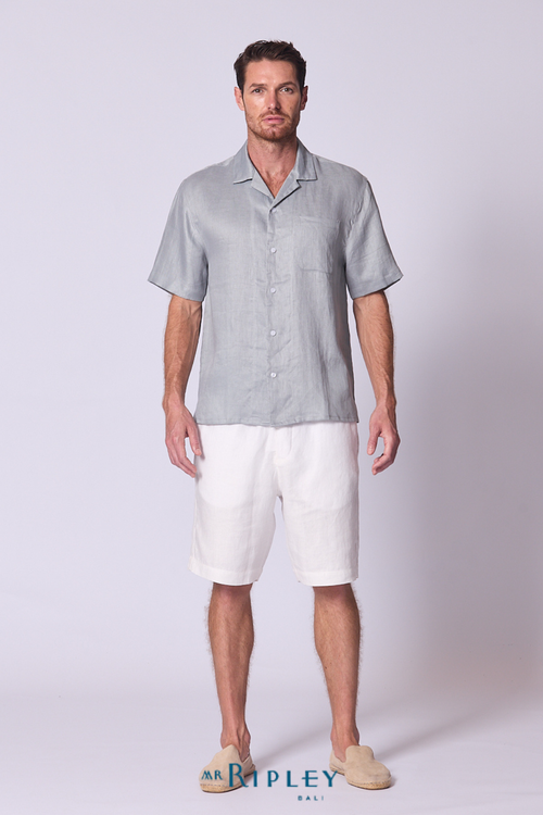 Classic Linen Camp Shirt