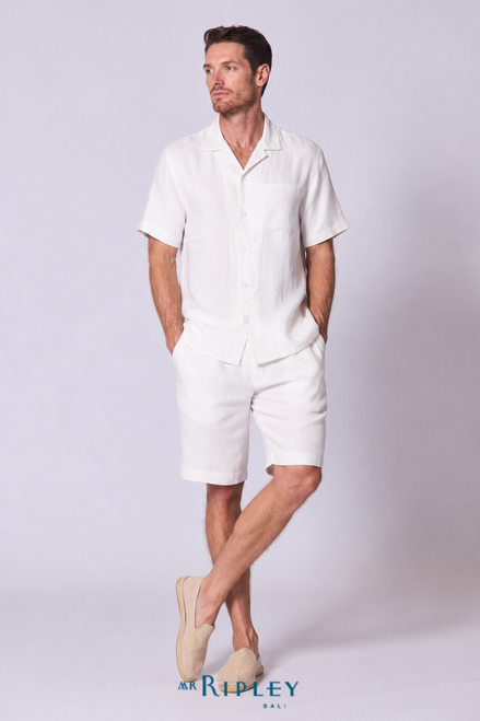 Classic Linen Camp Shirt