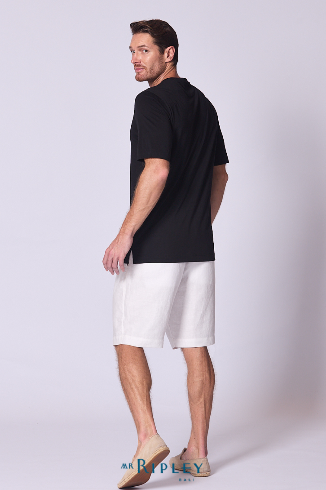 Cotton Supima Classic T Shirt in Black