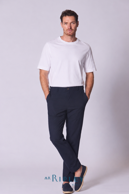 Blazer Linen Klasik Kancing 2 Warna Navy