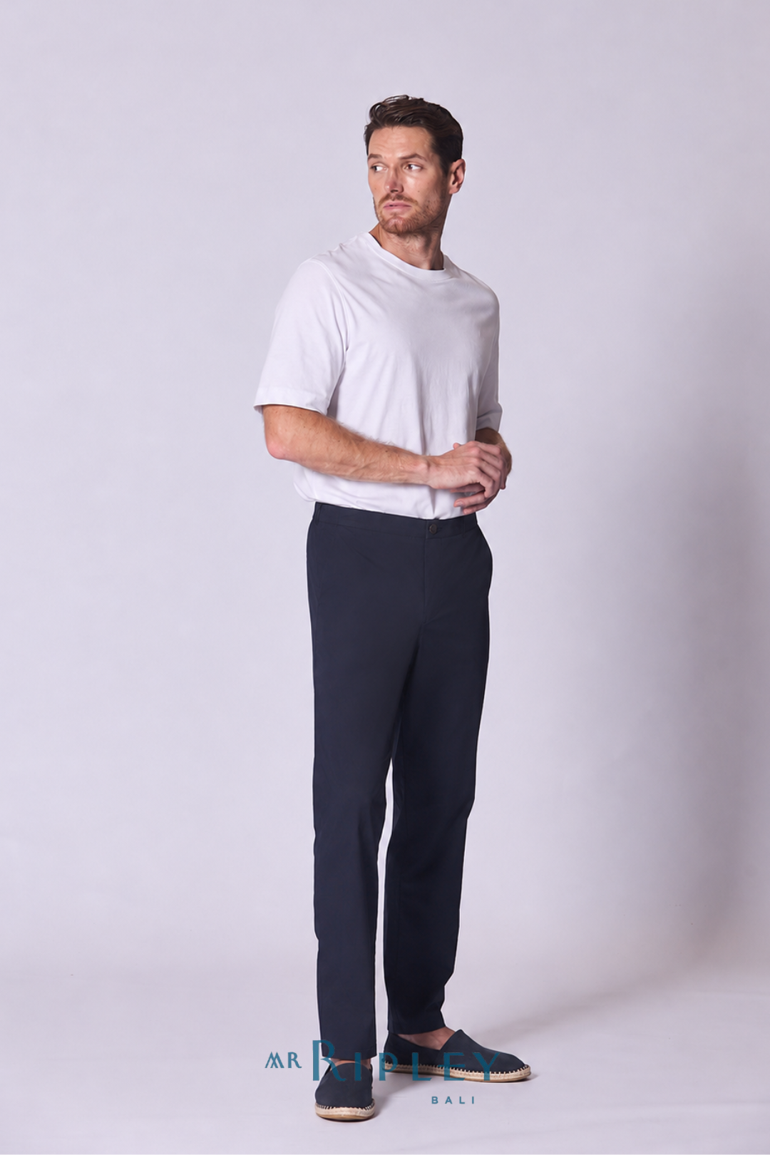 Lounge Pant in Cotton Voile Spandex