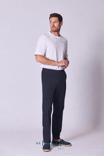 Lounge Pant in Cotton Voile Spandex