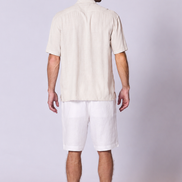 Linen Viscose Camp Shirt