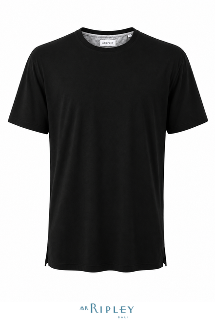Cotton Supima Classic T Shirt in Black