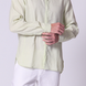Kemeja Linen Lengan Panjang Klasik dalam Warna Seafoam