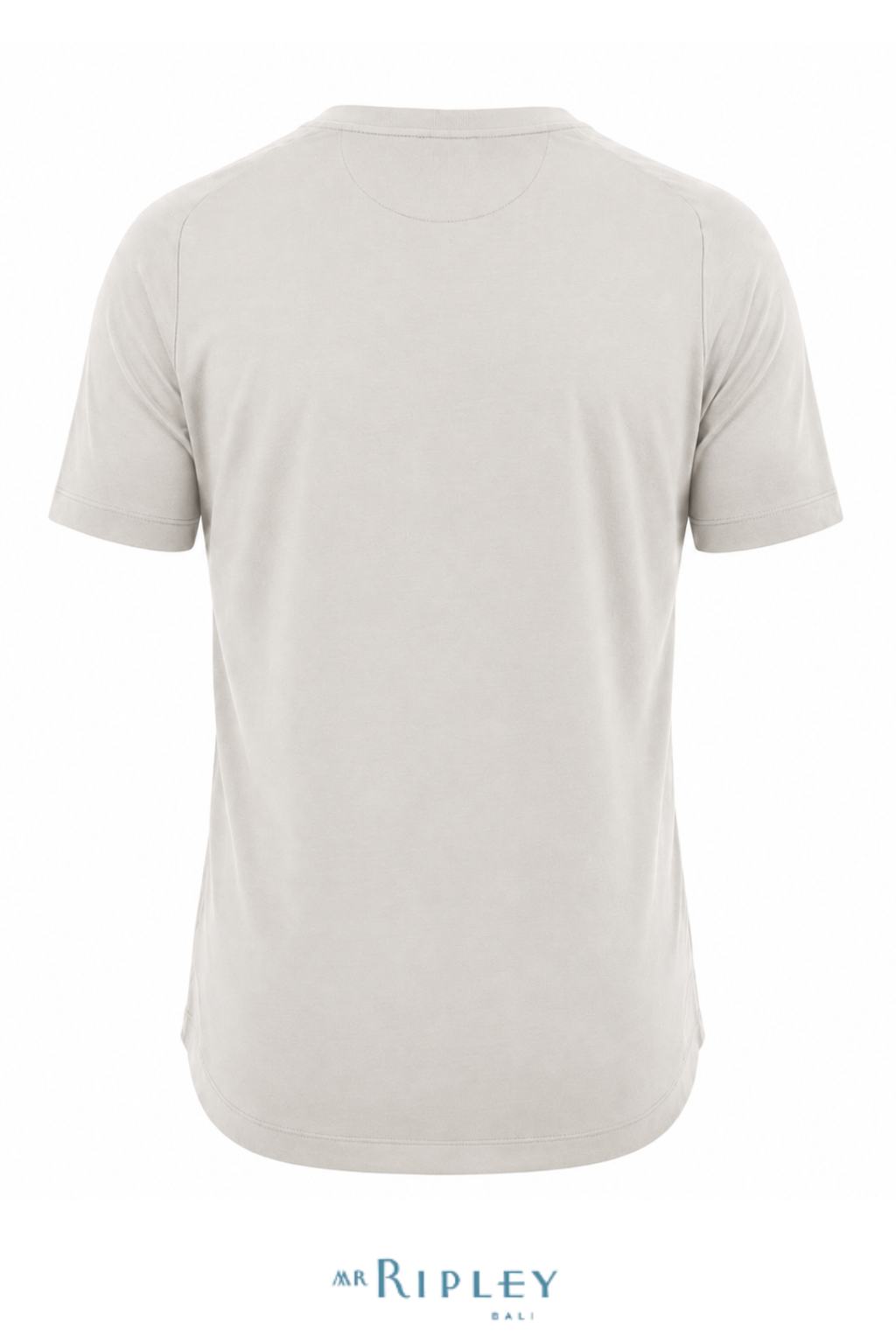 Kaos Berlekuk Katun Supima Warna Batu