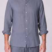 Lightweight Linen Mandarin Shirt