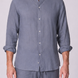 Lightweight Linen Mandarin Shirt