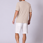Cotton Supima Classic T Shirt in Stone