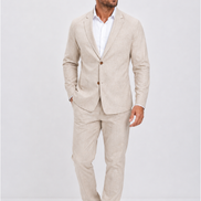 Classic Unstructured Linen Blazer