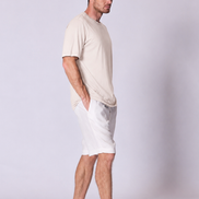 Cotton Supima Classic T Shirt in Stone