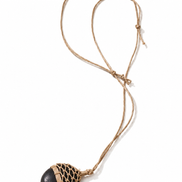 Basalt Stone Pendant Necklace