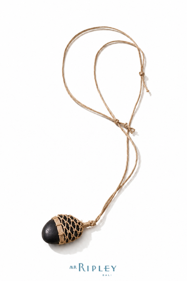 Basalt Stone Pendant Necklace