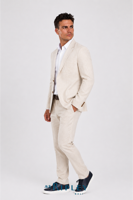 Classic Unstructured Linen Blazer