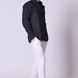Long Sleeve Linen Shirt with Seam Detail