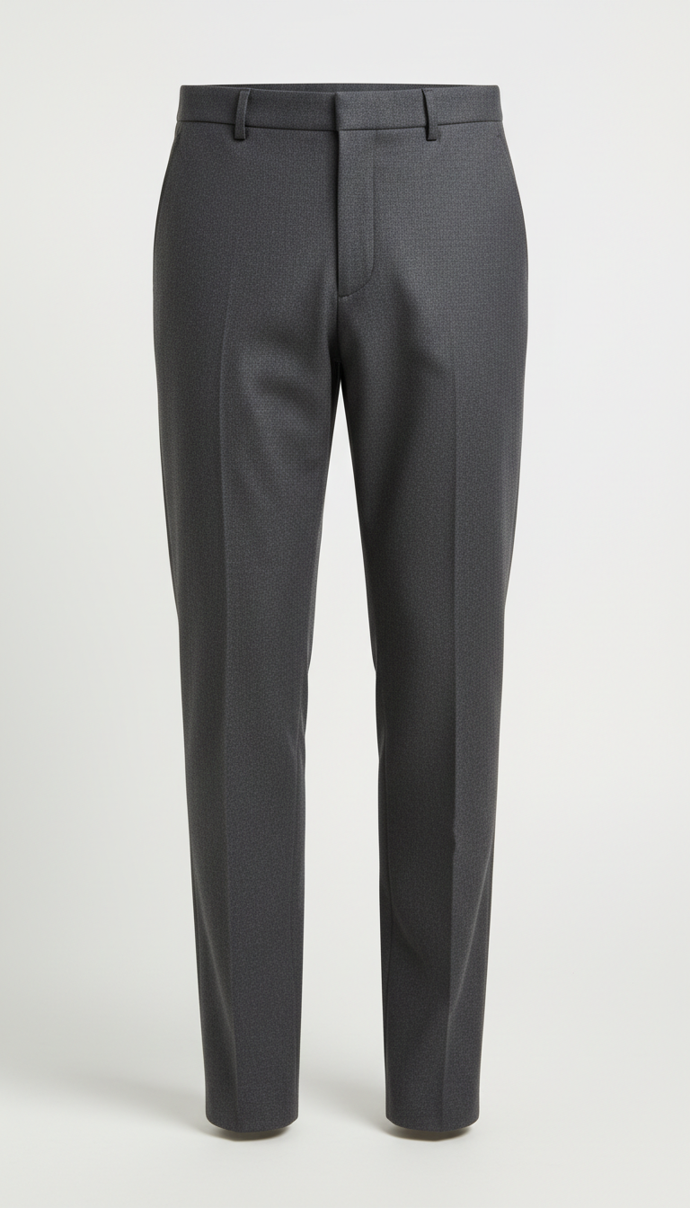 Charcoal Tapered Trousers