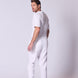 Celana Panjang Linen Santai Warna Putih