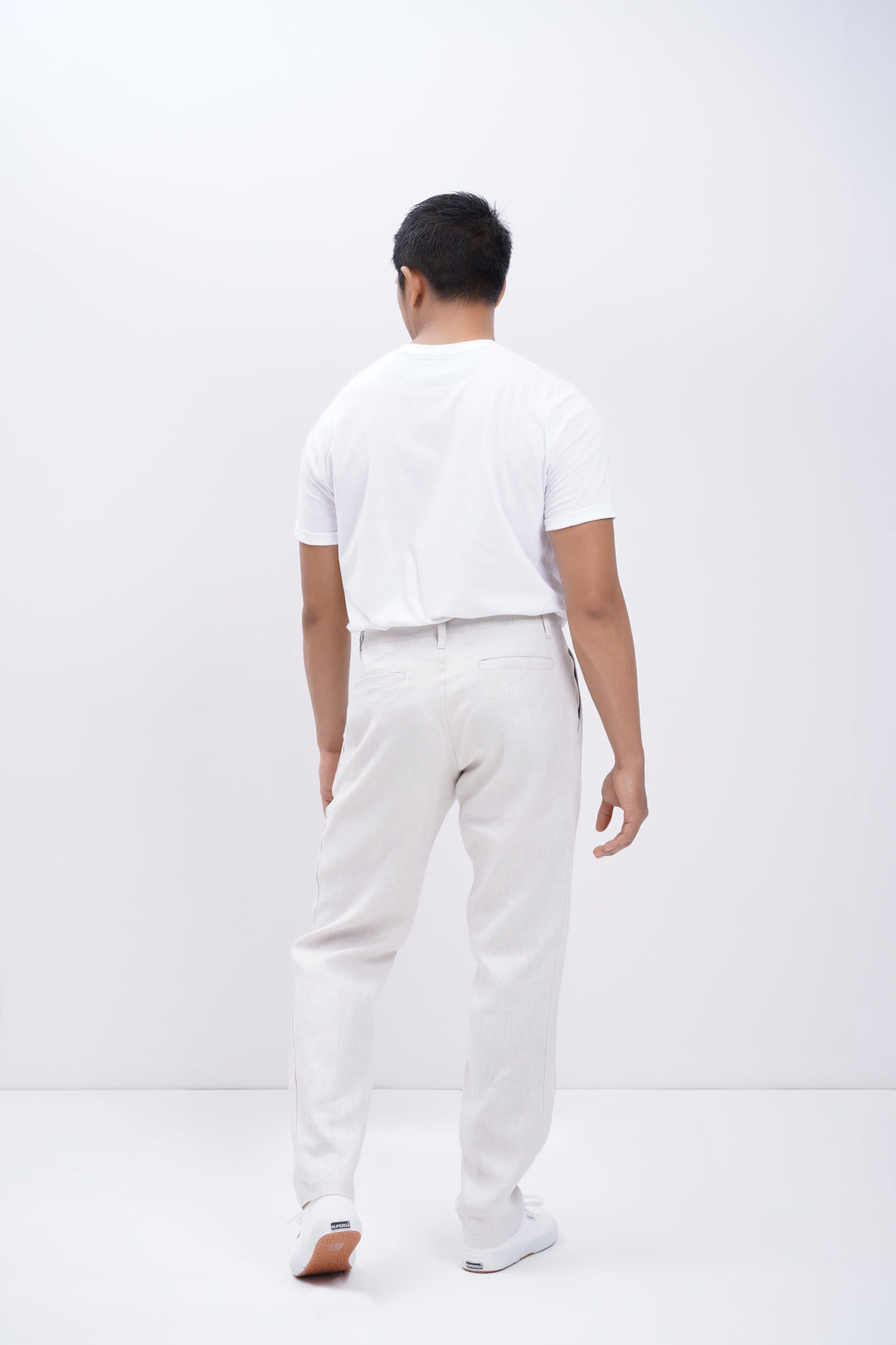 Linen Pleated Trouser
