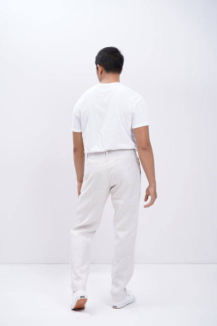 Linen Pleated Trouser