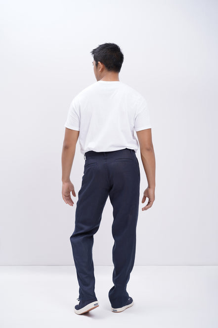 Linen Pleated Trouser